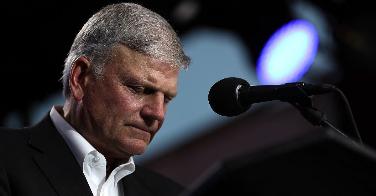 Franklin Graham Challenges Representative Who Said God’s Doesn’t Belong in Congress