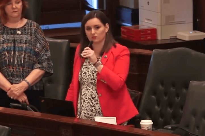 Pregnant Legislator Breaks Down in Tears as She Speaks Against Illinois Bill for Abortions Up to Birth