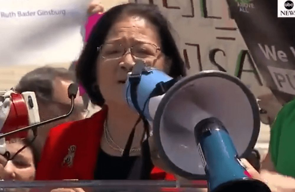 Senator Mazie Hirono Admits Indoctrinating 8th Grade Kids With Her Pro-Abortion Agenda