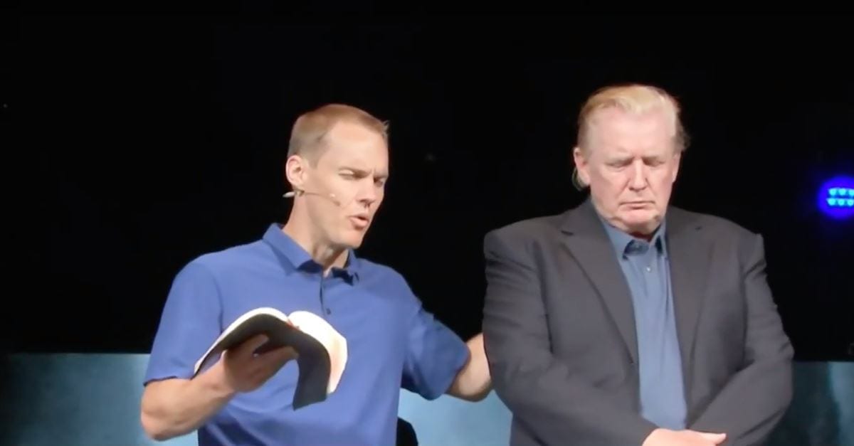 Trump Surprises Evangelical Church with Visit; Pastor Prays for Him