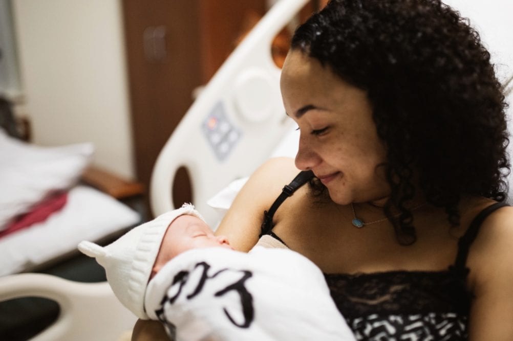 Young Mom Who Chose Life Gives Newborn to Adopting Family
