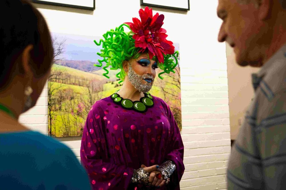 Drag queen Sparkle Leigh brings LGBT storytime to Cincinnati church