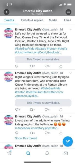 Police, Antifa Threaten Concerned Moms at Drag Queen Event With Chest-Binding Raffle for Preteens