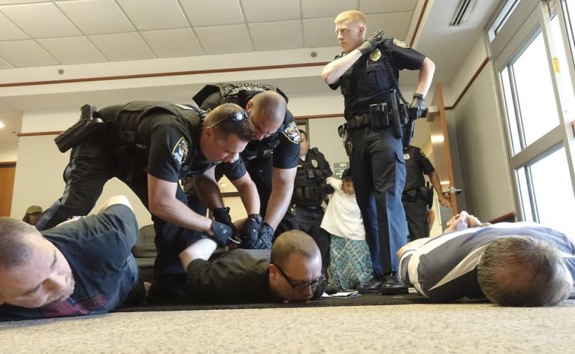 2 priests, 2 pro-life activists arrested trying to save babies inside New Jersey abortion center