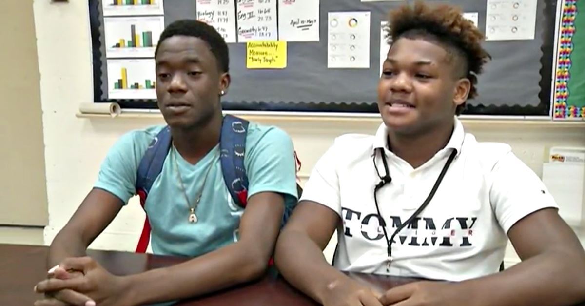 Two High School Football Players Give Their Clothes to Classmate Bullied for His Wardrobe