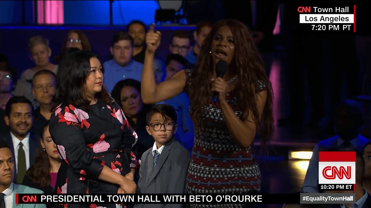 Crazed Black Man Dressed Like Woman Takes Over Mic at CNN’s ‘LGBTQ’ Town Hall Meeting