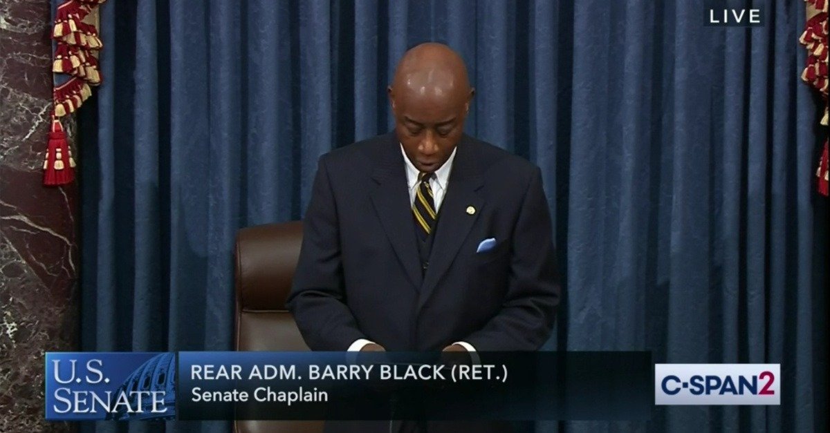 U.S. Senate Chaplain Asks God to 'Inoculate Our Nation against Hate, Sin and Despair'