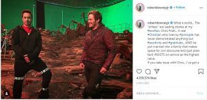 Iron Man Defends Chris Pratt's Christian Beliefs