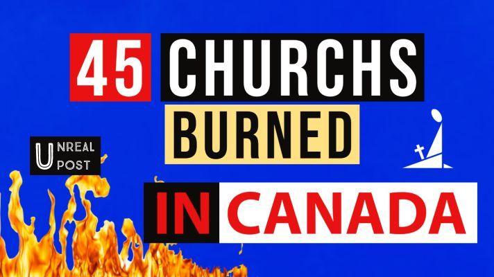 Pagan Terrorist Have Burned and Destroyed 45 Churches in Canada with Impunity