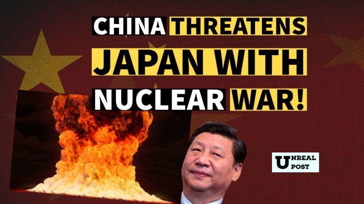 China threatens japan with nuclear war