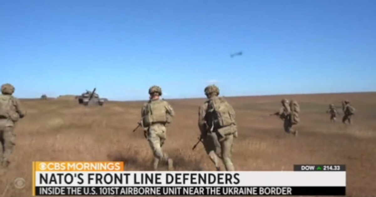 US military forces 'fully prepared' to cross into Ukraine